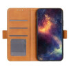Casecentive Leren Wallet - Cover magnetica per Galaxy S20 Plus - Marrone chiaro