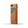 Mujjo Leather Wallet Case iPhone 7 / 8 / SE 2020 bruin