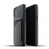 Mujjo Leather Wallet Case iPhone 12 / iPhone 12 Pro zwart