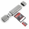 Satechi - Lettore Scheda SD per USB-C e USB 3.0 - Space Grey
