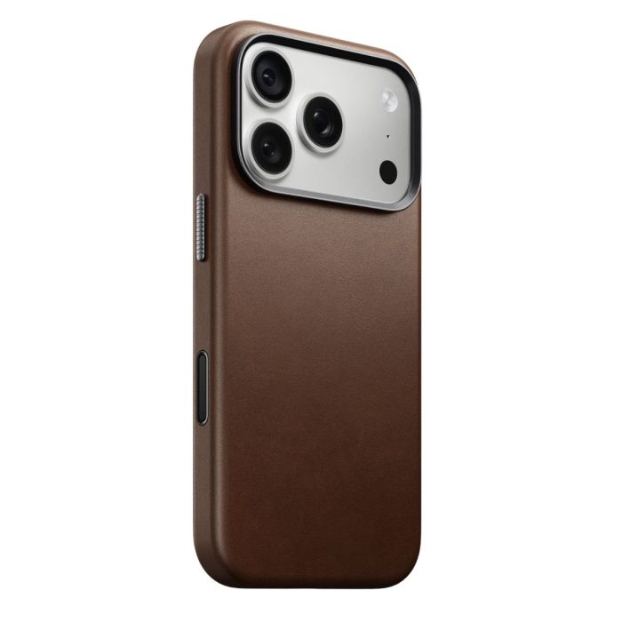 Nomad Traditional Camino Custodia in Pelle iPhone 18 Pro Marrone