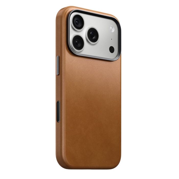 Nomad Traditional Camino Custodia in Pelle iPhone 18 Pro English Tan
