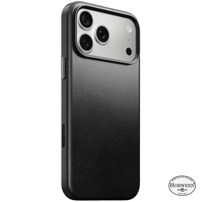 Nomad Custodia Traditional in Pelle Horween iPhone 18 Pro Nera
