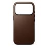 Nomad Custodia Moderna in Pelle per iPhone 17 Pro Marrone sticky
