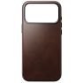 Nomad Custodia Tradizionale in Pelle per iPhone 17 Pro Max Marrone sticky