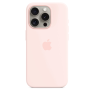 Custodia MagSafe in silicone Apple per iPhone 15 Pro Light Pink sticky
