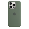 Custodia MagSafe in silicone Apple per iPhone 15 Pro Cypress sticky