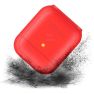 Catalyst - Custodia  con Supporto Verticale per AirPods 1 / AirPods 2 - Rosso Fiamma sticky