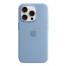 Apple Silicone MagSafe Case iPhone 15 Pro Winter Blue sticky