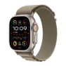 Apple Alpine Loop Apple Watch 44mm / 45mm / 46mm / 49mm Oliva Grande sticky