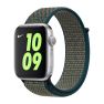 Apple Nike Sport Loop - Cinturino per Apple Watch 38mm / 40mm / 41mm / 42mm - Hyper Crismon / Neptune Green sticky