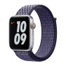 Apple Nike Sport Loop - Cinturino per Apple Watch 44mm / 45mm / 46mm / 49mm - Purple Pulse sticky