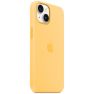 Apple Silicone MagSafe Case iPhone 14 Sunglow sticky