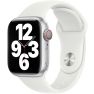 Apple Sport Band - Cinturino per Apple Watch 38mm / 40mm / 41mm / 42mm - Bianco sticky