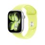Cinturino Apple Sport Band Apple Watch 44mm / 45mm / 46mm / 49mm Giallo Neon S/M sticky