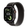 Apple Trail Loop per Apple Watch 44 mm / 45 mm / 46 mm / 49 mm Nero / Antracite M/L sticky