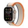 Apple Trail Loop per Apple Watch 44 mm / 45 mm / 46 mm / 49 mm Arancione / Beige Taglia S/M sticky