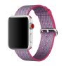 Apple Woven Nylon - Cinturino per Apple Watch 38mm / 40mm / 41mm / 42mm - Berry sticky
