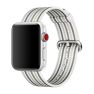 Apple Woven Nylon - Cinturino per Apple Watch 38mm / 40mm / 41mm / 42mm - Gray Stripe sticky