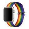 Apple Woven Nylon - Cinturino per Apple Watch 38mm / 40mm / 41mm / 42mm - Edizione Pride sticky