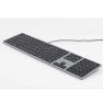 Matias - Tastiera cablata AZERTY con Mac layout - Space Grey sticky