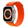 Apple - Cinturino Alpine Loop per Apple Watch - L - 44mm / 45mm / 46mm / 49mm - Orange sticky