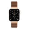 LAUT - Cinturino Novi Loop in pelle per Apple Watch 38mm / 40mm / 41mm / 42mm - Sepia Brown sticky