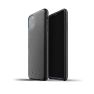 Mujjo - Cover in Pelle per iPhone 11 Pro Max - Nero sticky