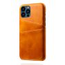 Casecentive Leren Wallet - Cover per iPhone 14 - Marrone chiaro sticky