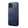 Casecentive - Cover in pelle per iPhone 13 Pro - Blu sticky