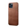 Casecentive - Cover in pelle per iPhone 13 Pro - Marrone sticky