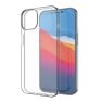 Casecentive - Cover in silicone trasparente per iPhone 15 Pro sticky
