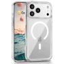 Casecentive Custodia in Silicone MagSafe iPhone 18 Pro Trasparente sticky