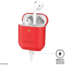 Catalyst - Custodia  con Supporto Verticale per AirPods 1 / AirPods 2 - Rosso Fiamma sticky