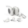 Epico Travel UltraPack 3in1 Batteria Esterna Wireless Magnetica Portatile 10 000 mAh con Caricatore da Muro Bianco sticky