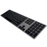 Matias - Tastiera cablata US QWERTY per MacBook - Grigio siderale sticky