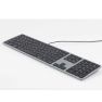 Matias - Tastiera cablata AZERTY con Mac layout - Space Grey sticky