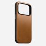 Nomad Custodia Moderna in Pelle per iPhone 17 Pro Beige Inglese sticky