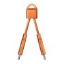 Cavo di ricarica Nomad ChargeKey da USB-C a USB-C Arancione stellare sticky