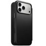 Nomad Modern Camino Custodia Folio in Pelle iPhone 18 Pro Max Nera sticky