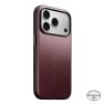 Nomad Custodia Modern in Pelle Horween iPhone 18 Pro Bordeaux sticky