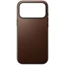 Nomad Custodia Moderna in Pelle per iPhone 17 Pro Max Marrone sticky