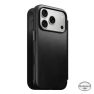 Nomad Modern Custodia Folio in Pelle Horween iPhone 18 Pro Nera sticky