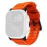 Nomad Rugged - Cinturino Sportivo per Apple Watch 42mm / 44mm / 45mm / 49mm - Arancia / Nero sticky