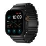 Nomad Stratos Cinturino in Titanio Apple Watch 44/45/46/49 mm Nero sticky
