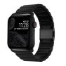 Nomad - Cinturino in Titanio per Apple Watch 42mm / 44mm / 45mm / 49mm - Nero sticky