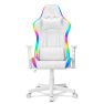 Ranqer Halo - Sedia da gaming con LED RGB - Bianco sticky
