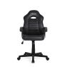 Ranqer - Sedia da Gaming Junior Warrior per bambini - Nero sticky