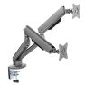 Ranqer - Supporto per monitor Pro RGB con braccio doppio - Space Gray sticky