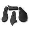 Ranqer - Set coperchi regolatori angolari #166 Carbon / Felix / Halo - Nero sticky